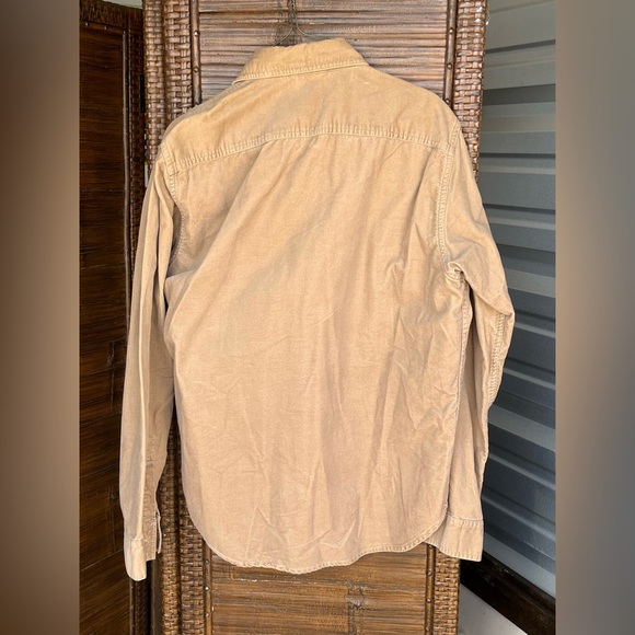 Vintage GAP 90s Men's Medium Outdoor Classic Cotton Chamois Flannel Button Shirt - Picture 5 of 5